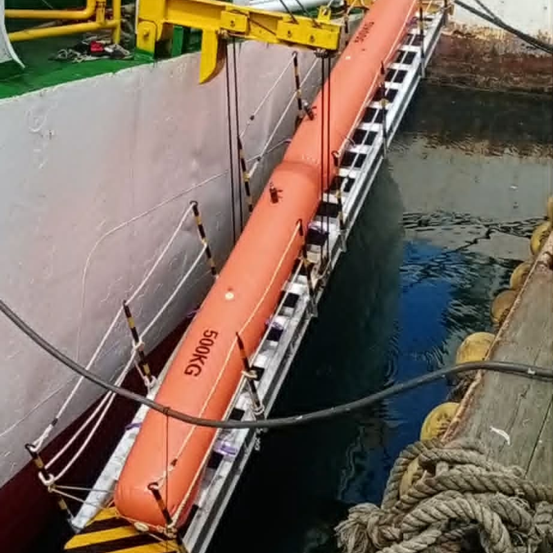 Load testing of accommodation ladder